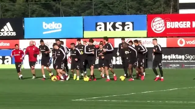 Beşiktaş’ta Galatasaray maçı hazırlıkları başladı