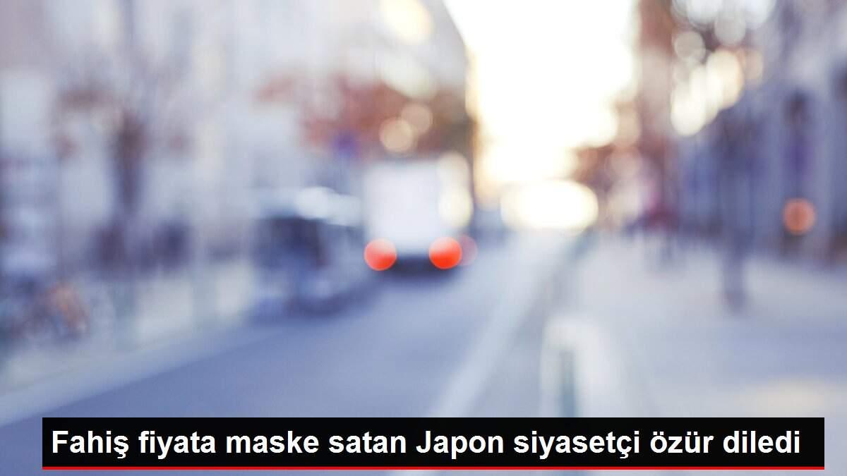 Fahiş fiyata maske satan Japon siyasetçi özür diledi