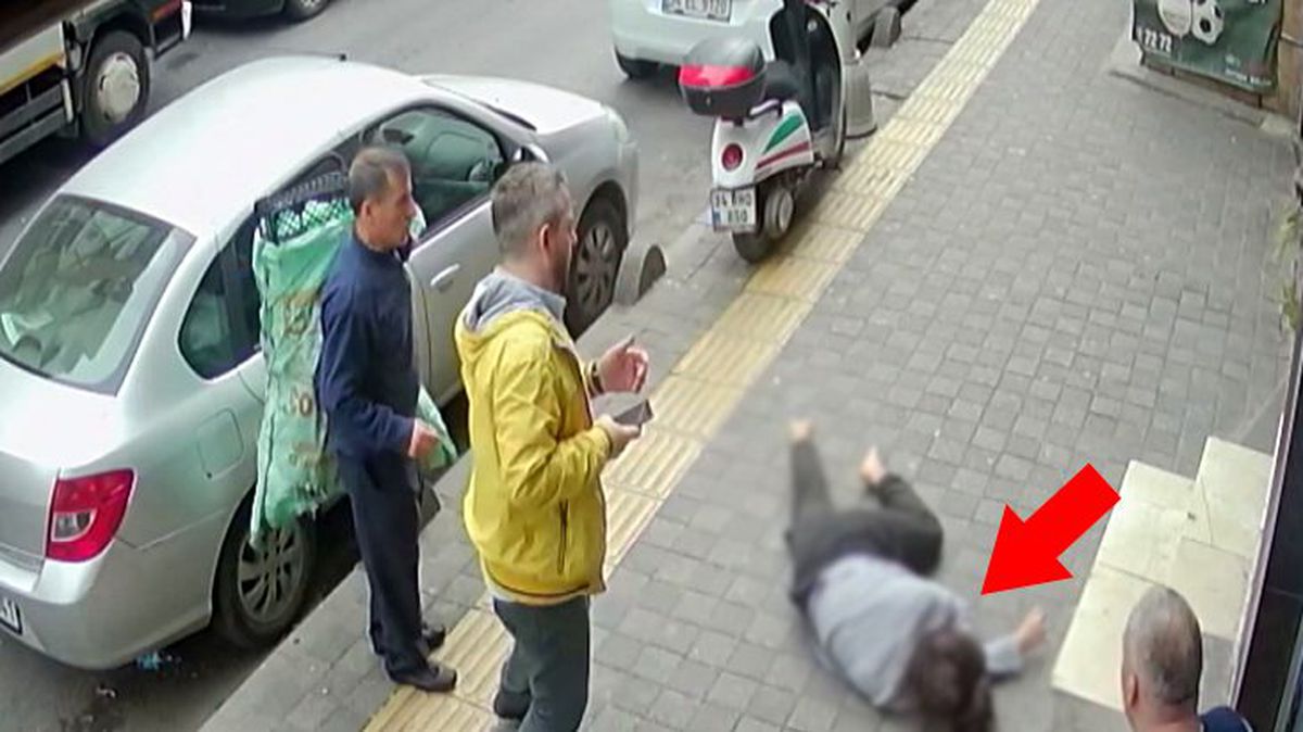 İkinci kattan düşen 16 yaşındaki genç kızın feci ölümü kamerada!