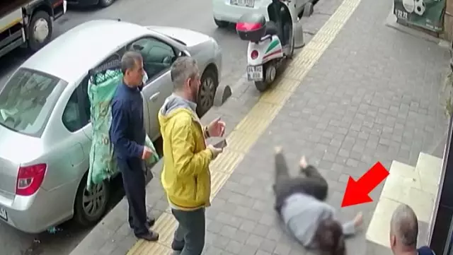 İkinci kattan düşen 16 yaşındaki genç kızın feci ölümü kamerada!