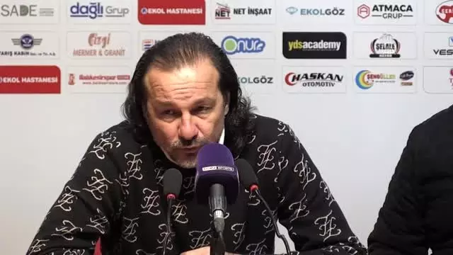 Ekol Hastanesi Balıkesirspor - Bursaspor maçının ardından - BALIKESİR Ekol Hastanesi Balıkesirspor - Bursaspor maçının ardından - BALIKESİR
