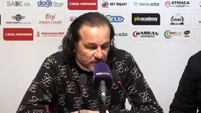 Ekol Hastanesi Balıkesirspor - Bursaspor maçının ardından - BALIKESİR Ekol Hastanesi Balıkesirspor - Bursaspor maçının ardından - BALIKESİR