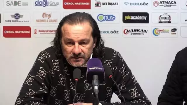 Ekol Hastanesi Balıkesirspor - Bursaspor maçının ardından - BALIKESİR Ekol Hastanesi Balıkesirspor - Bursaspor maçının ardından - BALIKESİR