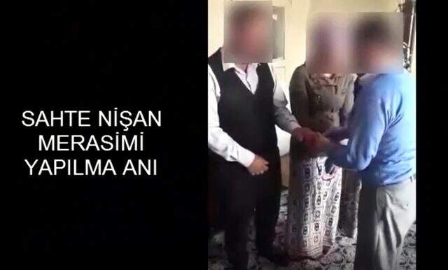 Evlilik hayali kuran kişiyi düzmece nişan töreni düzenleyip dolandırdılar