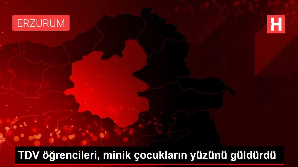 TDV öğrencileri, minik çocukların yüzünü güldürdü