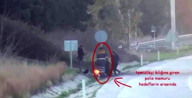 Temizlik görevlisi kılığına giren polis, fuhuş rezaletini kamerayla saniye saniye görüntüledi.