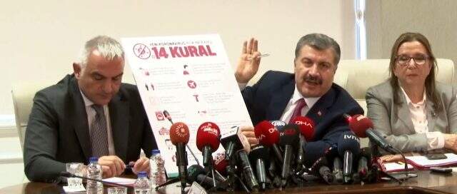 Bakan Koca, Bilim Kurulu toplantısı sonrası koronavirüs önlemleriyle ilgili 14 altın kuralı açıkladı