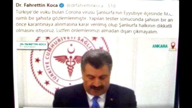 Fotomontajlı koronavirüs paylaşımıyla ilgili işlem başlatıldı