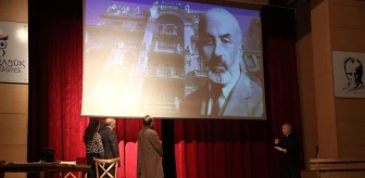 KBÜ'de Mehmet Akif Ersoy'un hayatı sahnelendi