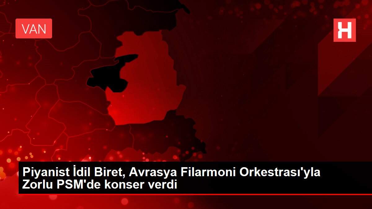 Piyanist İdil Biret, Avrasya Filarmoni Orkestrası'yla Zorlu PSM'de konser verdi