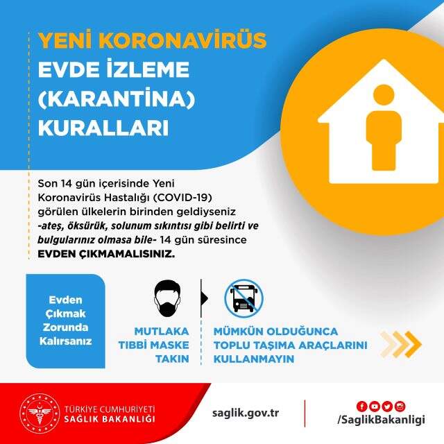 Sağlık Bakanlığı koronavirüse karşı '14 gün kuralı' hakkında bilgilendirmede bulundu