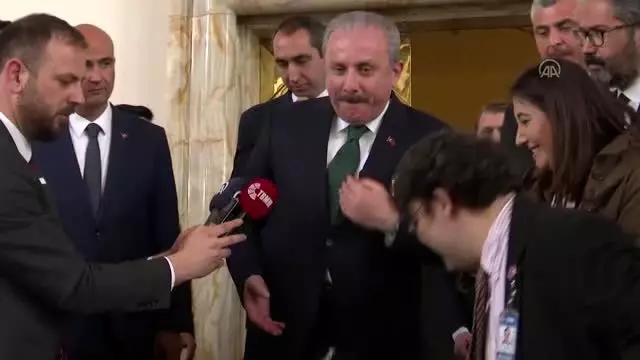Şentop, Meclis'te koronavirüs tedbirleri ile ilgili gazetecilerin soruları cevapladı