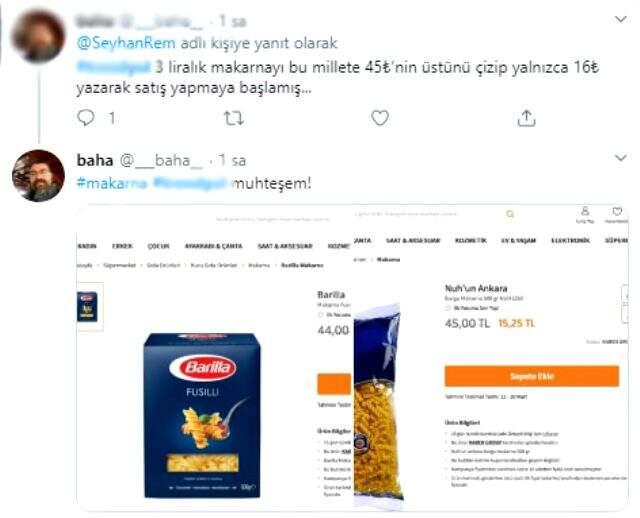 Ünlü e-ticaret sitesindeki makarna ve kolonya fiyatları tepki çekti