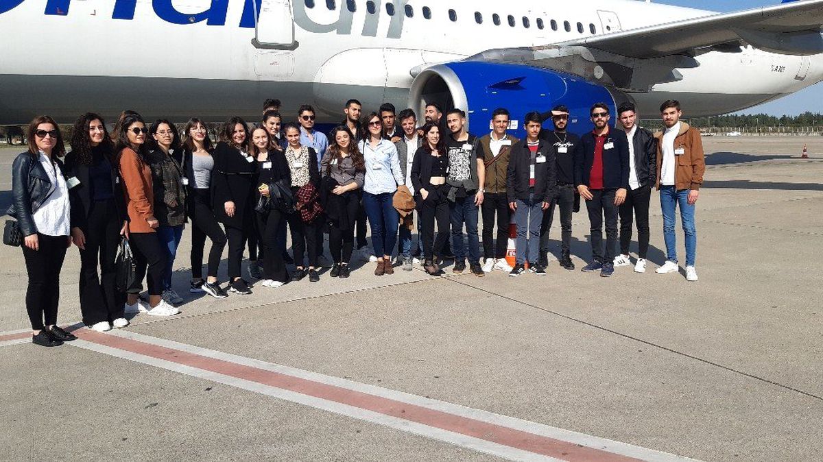 ALKÜ'den Antalya Havalimanına teknik gezi