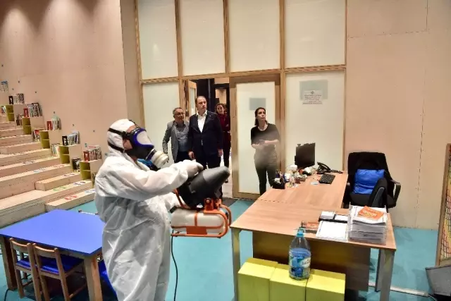 Beylikdüzü Belediyesinde korona virüsü mesaisi Beylikdüzü Belediyesinde korona virüsü mesaisi