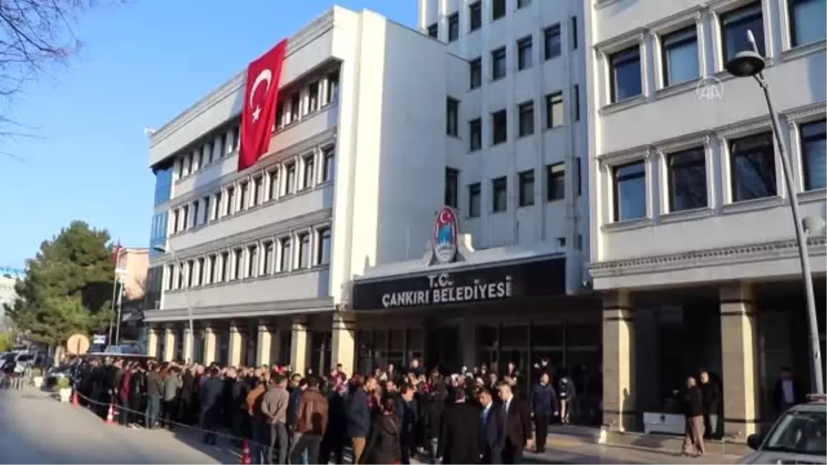 Çankırı Belediyesinde mesaiye İstiklal Marşı okunarak başlandı