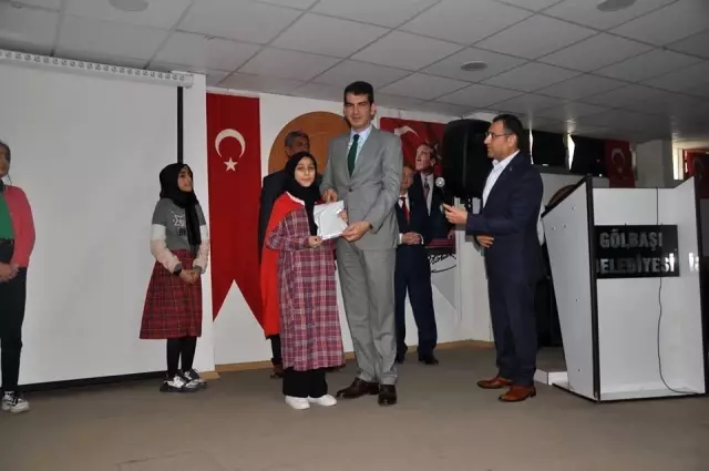 Gölbaşı ilçesinde İstiklal Marşının kabulü kutlandı Gölbaşı ilçesinde İstiklal Marşının kabulü kutlandı