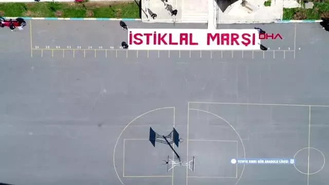 MERSİN İstiklal Marşı’nın kabulünün 99’uncu yıl dönümünde özel koreografi