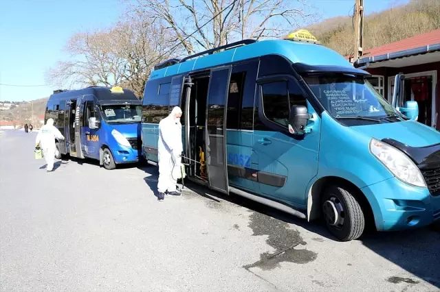 Beykoz'da koronavirüs ilaçlama çalışmaları sürüyor Beykoz'da koronavirüs ilaçlama çalışmaları sürüyor