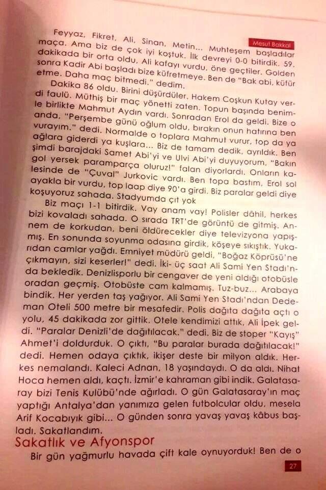 Ergun Gürsoy'dan, 'G.Saray'dan 2'şer milyon aldık' diyen Mesut Bakkal'a yanıt