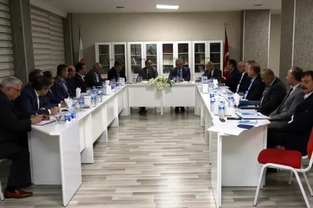 Bafra'da oda ve meslek birliği başkanları istişare toplantısı yapıldı