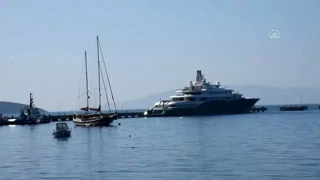 Dubai Şeyhinin lüks yatı Bodrum'da Dubai Şeyhinin lüks yatı Bodrum'da