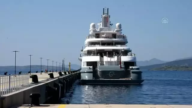 Dubai Şeyhinin lüks yatı Bodrum'da Dubai Şeyhinin lüks yatı Bodrum'da