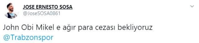 Obi Mikel'in 'Sezon iptal edilmeli' çıkışı Trabzonsporluları kızdırdı