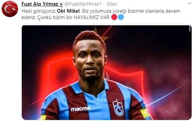 Obi Mikel'in 'Sezon iptal edilmeli' çıkışı Trabzonsporluları kızdırdı