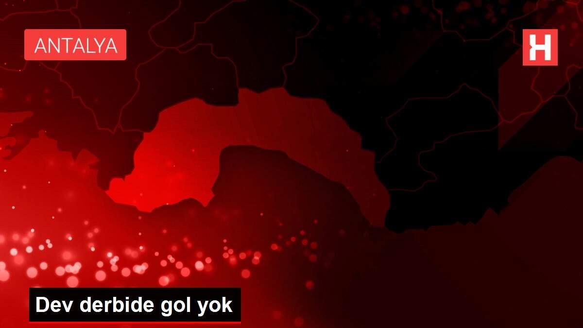Dev derbide gol yok Dev derbide gol yok