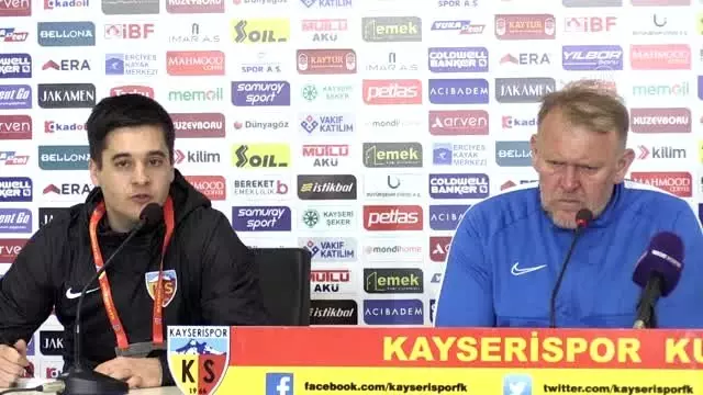 Hes Kablo Kayserispor - BtcTurk Yeni Malatyaspor maçının ardından Hes Kablo Kayserispor - BtcTurk Yeni Malatyaspor maçının ardından