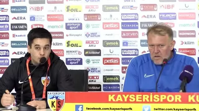 Hes Kablo Kayserispor - BtcTurk Yeni Malatyaspor maçının ardından Hes Kablo Kayserispor - BtcTurk Yeni Malatyaspor maçının ardından