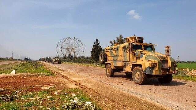 İdlib'de 1'inci Türk-Rus birleşik kara devriyesi yapıldı