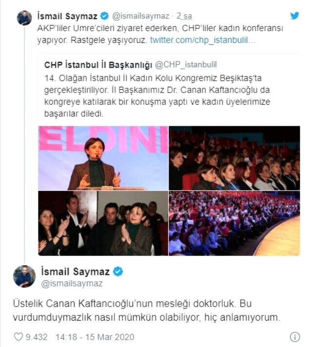 İsmail Saymaz ve Canan Kaftancıoğlu arasında koronavirüs gerginliği