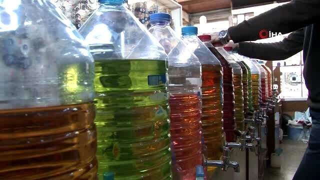Koronavirüs kolonyaya ilgiyi arttırdı...Önce 150 litre satıyordu şimdi 2 bin litreye yükseldi