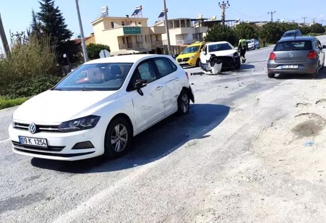Kuşadası'nda trafik kazası; 1 yaralı