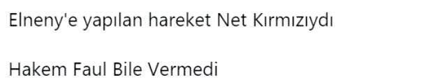 Seri-Elneny pozisyonunda Beşiktaşlıların kırmızı kart isyanı