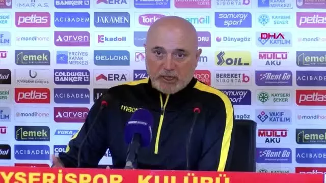 SPOR Hes Kablo Kayserispor - BtcTurk Yeni Malatyaspor maçının ardından SPOR Hes Kablo Kayserispor - BtcTurk Yeni Malatyaspor maçının ardından