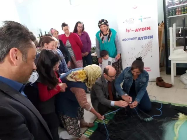 Aydınlı kadınlar balık ağı örmeyi öğrenecek Aydınlı kadınlar balık ağı örmeyi öğrenecek