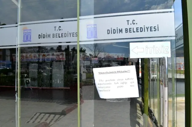 Didim'de işletmelerden koronavirüsü tedbiri