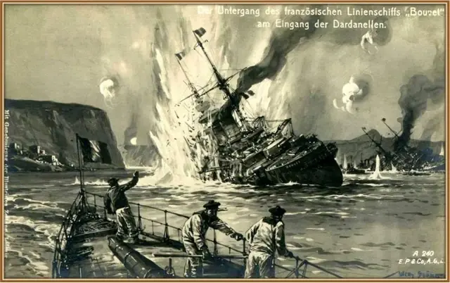 Mehmetçiğin 18 Mart 1915'te batırdığı ilk gemi Bouvet'nin hikayesi Mehmetçiğin 18 Mart 1915'te batırdığı ilk gemi Bouvet'nin hikayesi