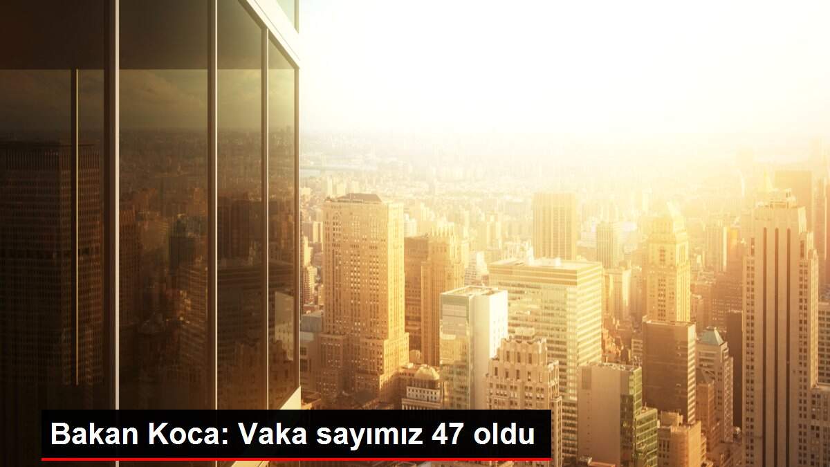 Bakan Koca: Vaka sayımız 47 oldu