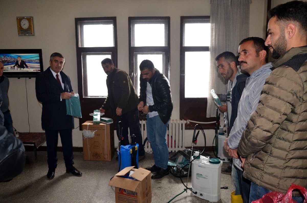 Beytüşşebap'ta korona virüs önlemi