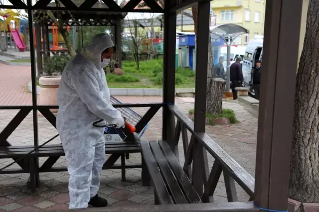 İvrindi'de koronavirüs önlemleri İvrindi'de koronavirüs önlemleri