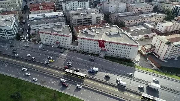 Yurt dışından geleceklerin karantinada tutulacağı yurtta güvenlik önlemleri alındı.