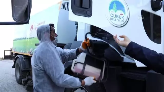 Çubuk ilçesinde koronovirüs tedbirleri