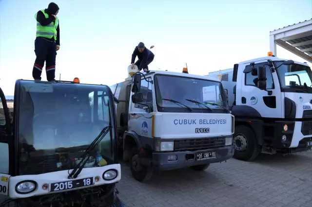 Çubuk ilçesinde koronovirüs tedbirleri