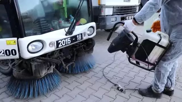 Çubuk ilçesinde koronovirüs tedbirleri