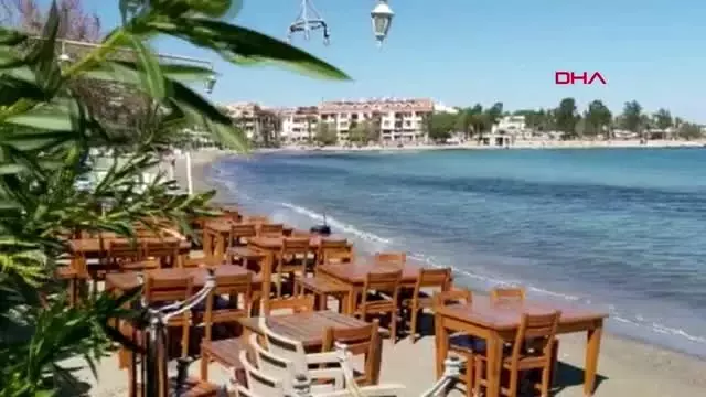 MUĞLA Datça'da mekanlar kapandı sahiller ve sokaklar boş kaldı MUĞLA Datça'da mekanlar kapandı sahiller ve sokaklar boş kaldı