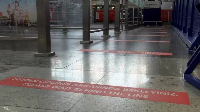 Sabiha Gökçen Havalimanı'nda